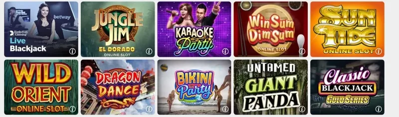 Betway Casino South Africa Homepage
