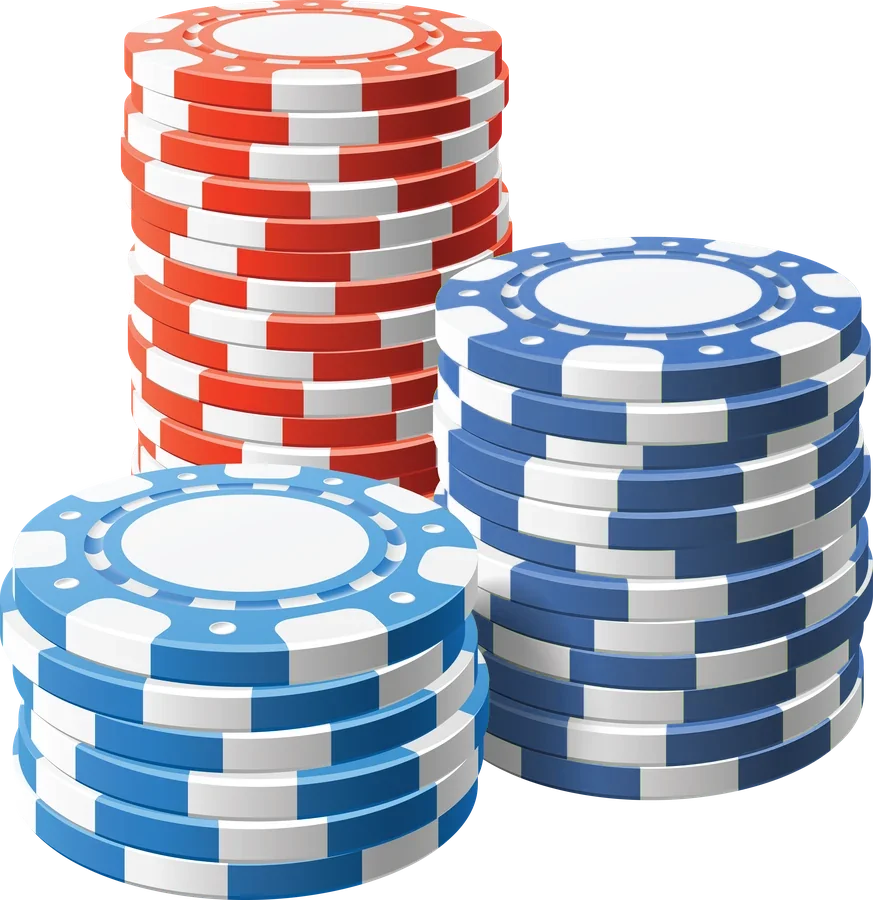 Stacks of casino chips